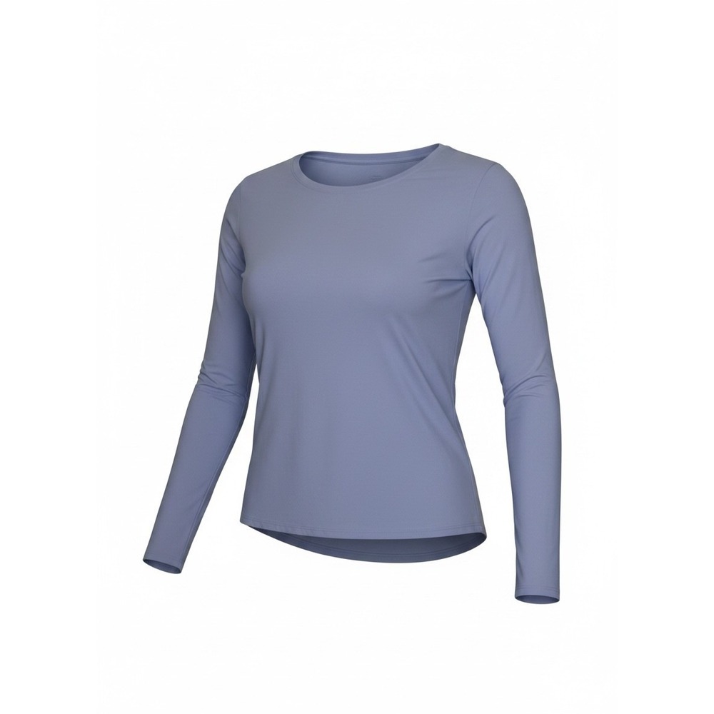 Lululemon Long Sleeve Mesh Back Thumbhole Active Top Periwinkle Purple 4 no tags